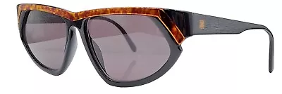 Vintage Zeiss 8156 8200 Black Brown Oval Sunglasses Germany W/ NEW LENSES! • $111