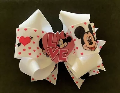 Mickey And Minnie Super Loopy Hair Bow • $5.50