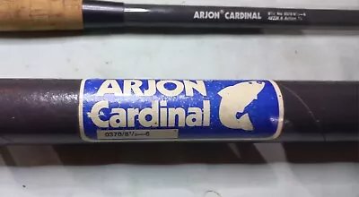 Arjon Cardinal Sweden Metal Expanding Fly Fishing Rod With Tube 8'6   #6 • $9.74