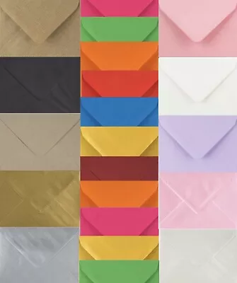 C7/A7 Coloured Envelopes For Greeting Cards Wedding Invitation Crafts RSVPs • £3.99