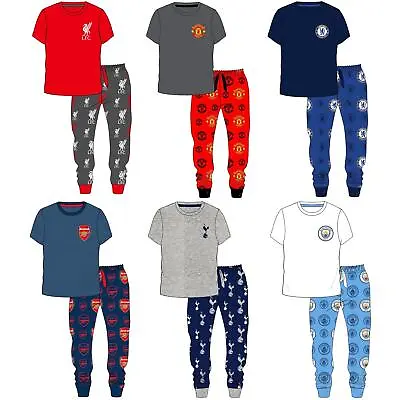 Kids Football Club Pyjamas Boys/Girls Childrens Pyjama Set Age 2-12 Years • £10.95