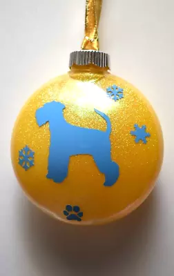 Schnauzer Christmas Ornament Holiday Wall Home Decoration 4in • $14