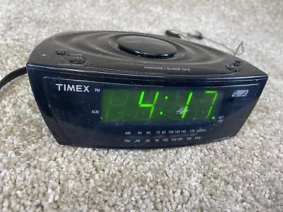 Timex Radio Alarm Clock T227BQ With Mp3 Jack-works • $9.95