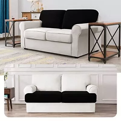 2 Piece Stretch Couch T Cushion Covers Or Sofa Backrest Cushion Slipcovers Su... • $37.17