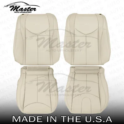 2009 - 2013 Fits Infiniti G37 CONVERTIBLE Wheat Leather Seat Covers Perforated • $322.90