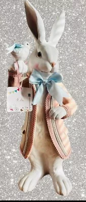Gentleman Easter Victorian Bunny Rabbit Blue Bird Coat Mark Roberts Inspired • $120