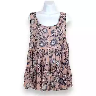 TORRID Floral Lace-Up Chiffon Tank Size 1X • $25