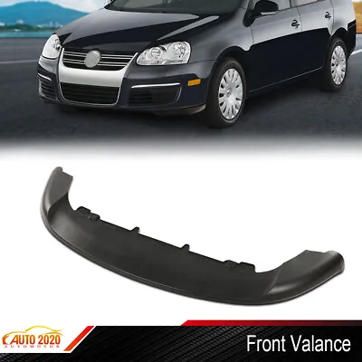 Fit For 2005-10 Volkswagen Jetta Black Textured Front Lower Bumper Spoiler Black • $37.96