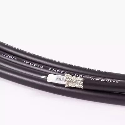 Van Damme 12G 75ohm Coax - Enhanced UHD - RG6 Style Solid Core • $19.68