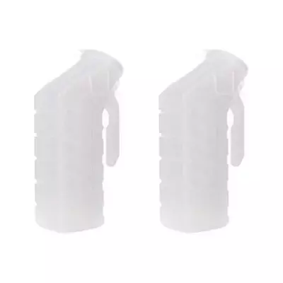 2 BodyHealt Deluxe Male Urinals With Standard Lid 1000 ML Fast Shipping! • $7.99