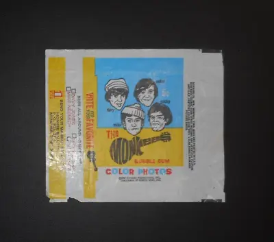 1967 Monkees (2nd Series) Card Pack Wrapper Donruss • $20