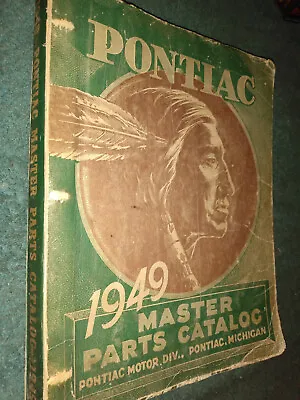 $74.50 • Buy 1935-1949 Pontiac Master Parts Catalog / Original Book 48 47 46 42 41 40 39++