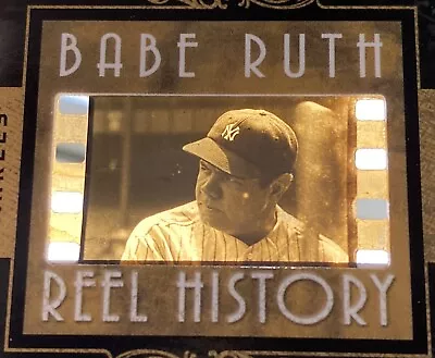 2007 SP Legendary Cuts Babe Ruth Reel History New York YANKEES HOF Film Frame • $350