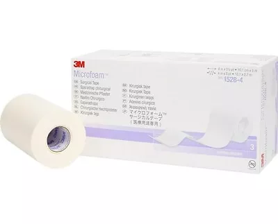 Microfoam Surgical Medical Tape Foam 4 X 5-1/2' 3M 1528-4 - ONE ROLL! • $14.14