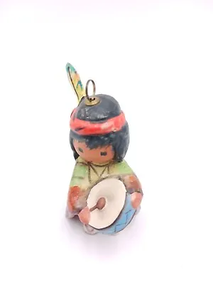 Vintage Goebel W Germany DeGrazia Little Drummer Boy Christmas Ornament • $16