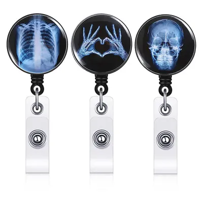 $1.74 • Buy Retractable X-Ray Radiology Badge Reel Holder Badge Nurse Doctor Card Reel Clip