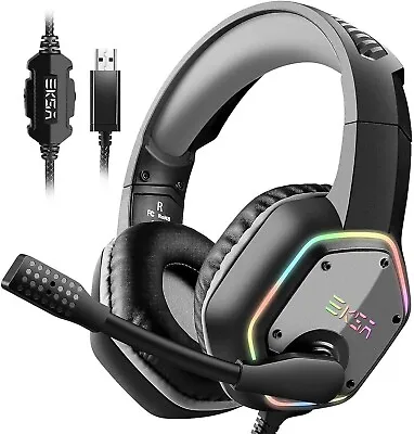 EKSA E1000 Gaming Headset For PC PS4 PS5 USB Cancelling 7.1 Surround Sound • $169.99