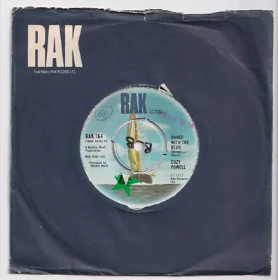 (nZ490) Cozy Powell Dance With The Devil - 1973 - 7  Vinyl • £2.99