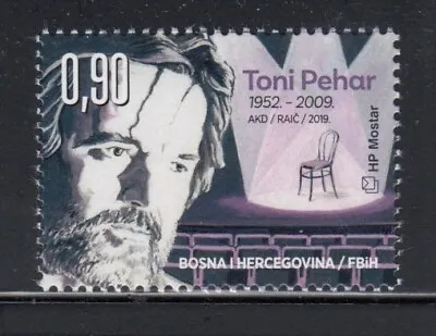BOSNIA MOSTAR Toni Pehar Theatrical Actor MNH Stamp • $1