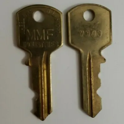 MMF Industries Replacement Key For Cash Drawer And POS - W X Y Z Key Codes • $14.99