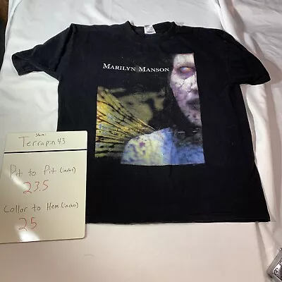 Vintage Marilyn Manson T-Shirt Antichrist Superstar 90’s Winterland Size XL • $159.20