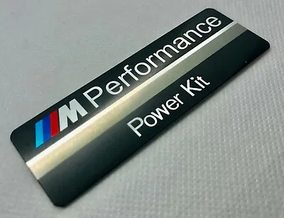 1 Pcs. Of BMW M Performance Power Kit Aluminium Badge. 3M. 90x30mm. • $27.99