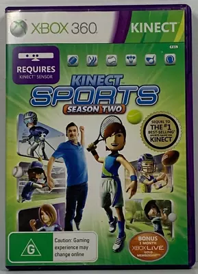 Kinect Sports Season Two Microsoft Xbox 360 Game With Manual • $9.99