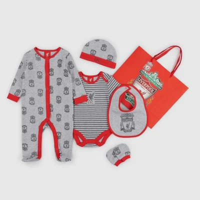 £21.95 • Buy Unisex Baby LIVERPOOL F C Clothing Layette Outfit Gift Newborn-6 Mth - 5 Piece