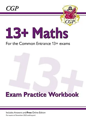 13+ Plus Years 7-9 Maths Workbook For Common Entrance Exams Key Stage 3 Cgp • £16.99