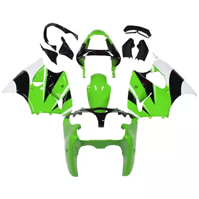 Fit For Ninja ZX6R Kawasaki 2000 2001 2002 ZX600J Green White Fairing Bodywork • $446.75