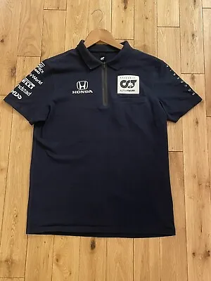 HONDA Alphatauri Scuderia Honda Racing Team Polo T-shirt - Men’s Size Large • £28.97