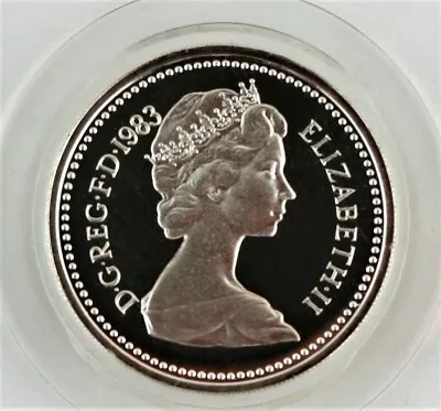£14.99 • Buy 1983 UK Elizabeth II First Year Of Issue Silver Proof One Pound £1 Coin COA Box