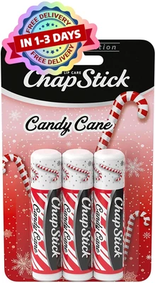 $4.99 • Buy ChapStick Candy Cane Peppermint Lip Balm Tube Candy Cane Lip Balm And Lip Moi US