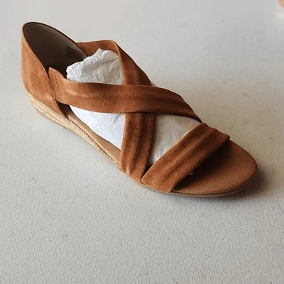 $28 • Buy NIB Pinaz Zara Espadrille Cross-Over Strap Sandals, Size 39 Or US 8