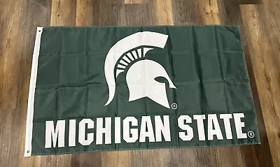 Michigan State Flag New In Package 3 By 5 Feet Banner Sign Spartans Double Sided • $8.99