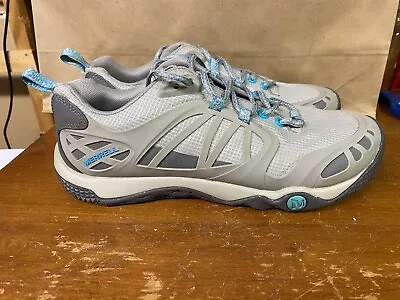 MERRELL Women's Proterra Vim Sport Hiking Shoes Ice/Blue Size 9.5 • $29