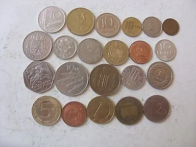 Lot Of Different  European Coins( Many Countries ) !!!!!!!!!!!! • $1.48