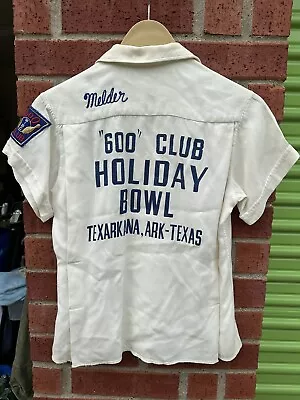 Vintage 1950s King Louie Bowling Shirt Sz.36 Chan Stitch 600 Club • $125