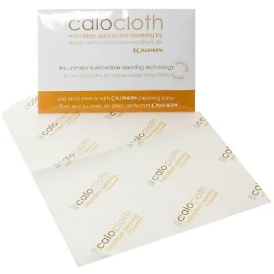 Calotherm Calocloth Microfibre Optical Lens Cleaning Cloth 6  X 8  #230019 ( UK) • £4.95