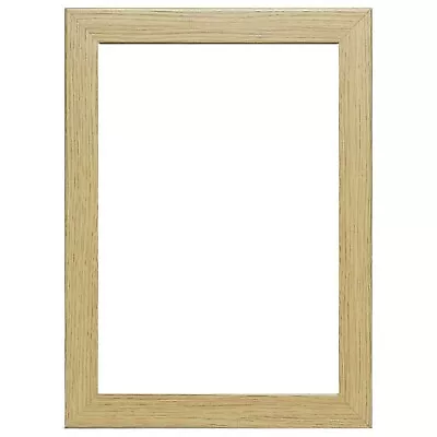 Modern 8x10   Double Fixed Photo Frame Black White Oak For ESP • £23.30