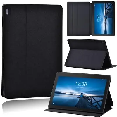 Black PU Leather Stand Tablet Folio Cover Case For Lenovo Tab E10/M7/M8/M9/M10 • £5.93