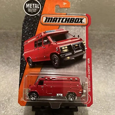 2017 Matchbox ‘95 Custom Chevy Van With Dirt Bike! #F • $2.50