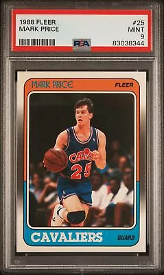 1988 Fleer #25 Mark Price Rc Cavaliers Psa 9 K3845774-344 • $23.99