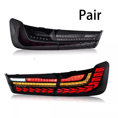 GTS Tail Lights For 2019-2024 BMW 330 340 G20 G80 M3 3-Series LED Lights Smoked • $267.99