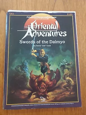 AD&D Oriental Adventures OA1 Swords Of The Daimyo TSR 9164 Dungeons And Dragons • $29