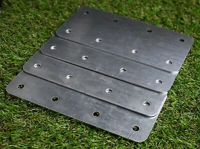 STRAIGHT Timber Railway Sleeper Bracket Planter Raised Bed Galvanised Garden • £3.15