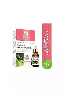 £10.99 • Buy Bioder Natural ANT EGG OIL Hair Reducing  Hair Removal Genuine  (30 Ml / 0,8 Oz)