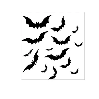 Set Of 14 Bat Vinyl Decal Stickers For Cars Mugs Glass Self Adhesive  • £2.50