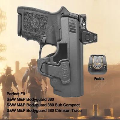 Bodyguard 380 Holster Fit SW MP Bodyguard 380 /w Integrated Laser Compact OWB • $20.79
