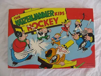 Vintage 1930s Jaymar Katzenjammer Kids Hockey Game Read! • $39.99